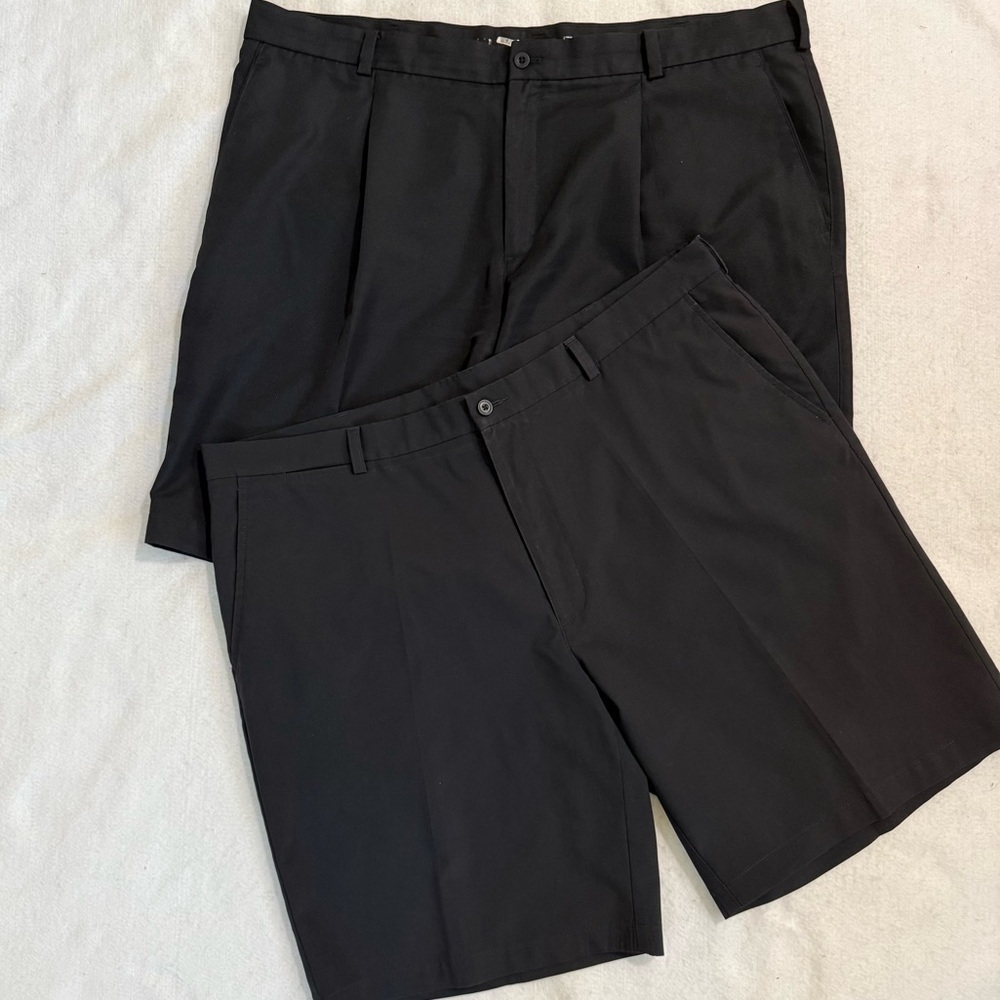 Nike & PGA Tour golf shorts bundle black performance outdoor casual wear Size 42